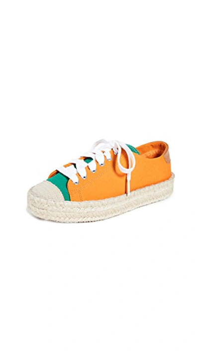 Shop Jw Anderson Espadrille Trainers In Orange