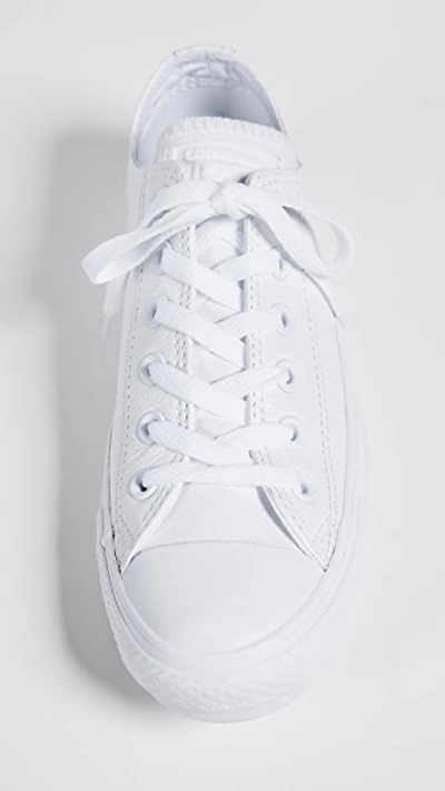 Shop Converse Chuck Taylor All Star Sneakers White Monochrome