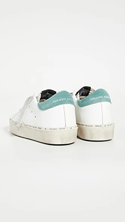 Shop Golden Goose Hi Star Sneakers In White/anise