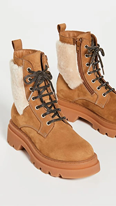 Shop Voile Blanche Cleofe Easy Boots Beige