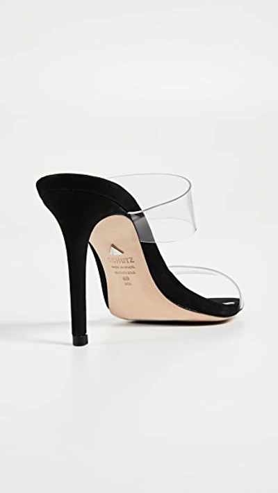 Schutz Ariella Strappy Sandals In Black