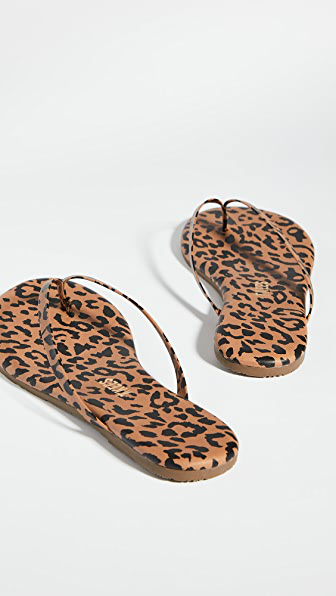 cheetah print flip flops
