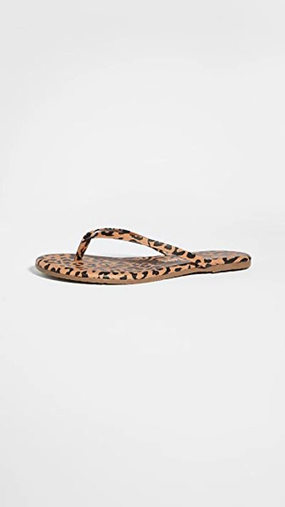 Shop Tkees Studio Exotic Flip Flops In Cheetah