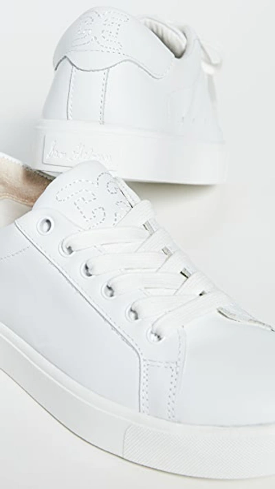 Shop Sam Edelman Ethyl Sneakers In Bright White