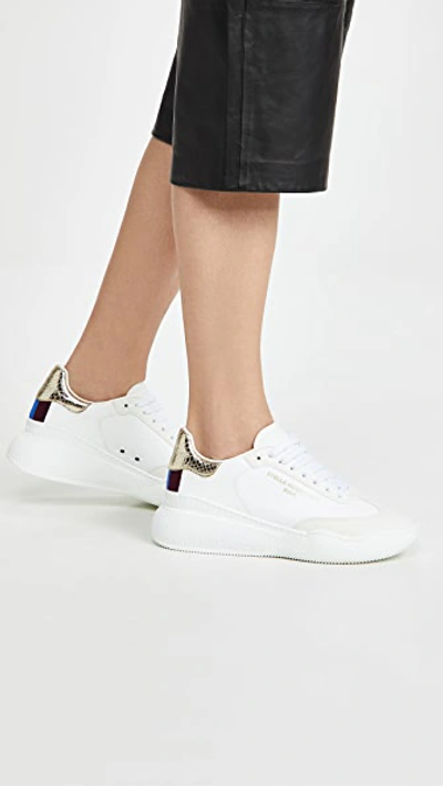 Shop Stella Mccartney Runner Loop Sneakers In White