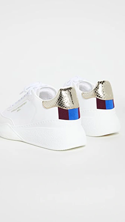 Shop Stella Mccartney Runner Loop Sneakers In White
