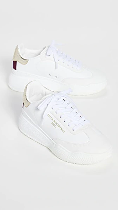 Shop Stella Mccartney Runner Loop Sneakers In White