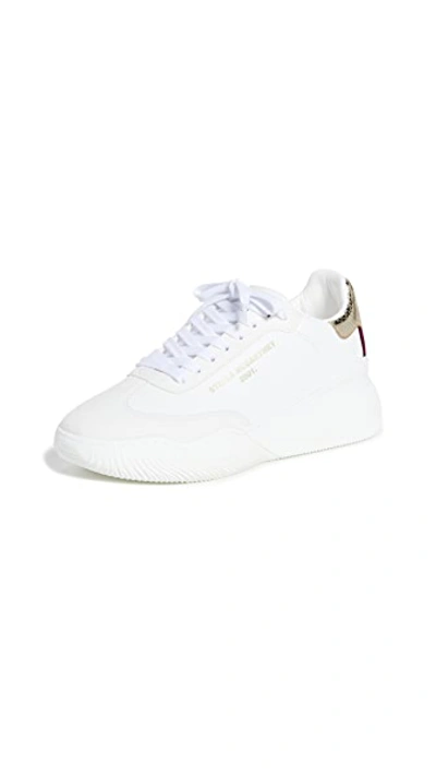 Shop Stella Mccartney Runner Loop Sneakers In White