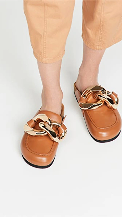 Shop Jw Anderson Chain Loafers