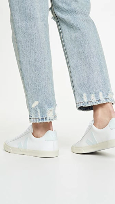 Veja Esplar Low-top Leather Sneakers In White | ModeSens