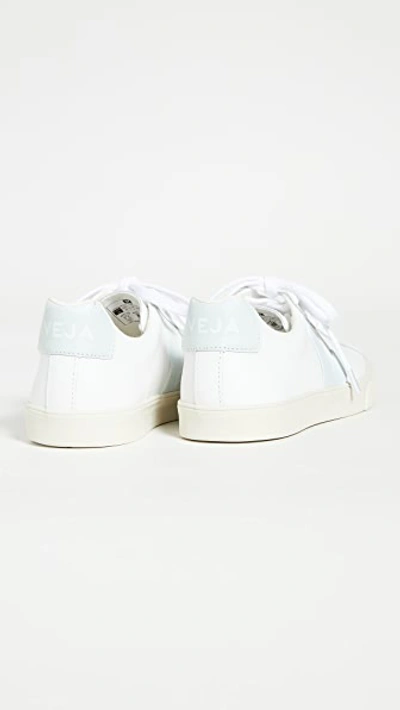 Shop Veja Esplar Sneakers In Extra White/menthol