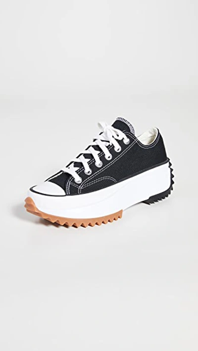 Shop Converse Run Star Hike Ox Sneakers In Black/white/gum