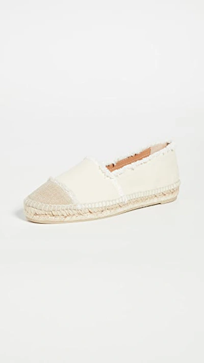 Castaã±er Kampala Espadrille Flat In Ivory
