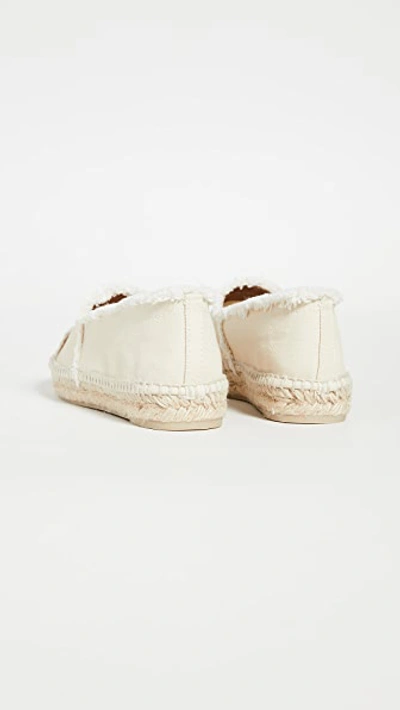 Castaã±er Kampala Espadrille Flat In Ivory