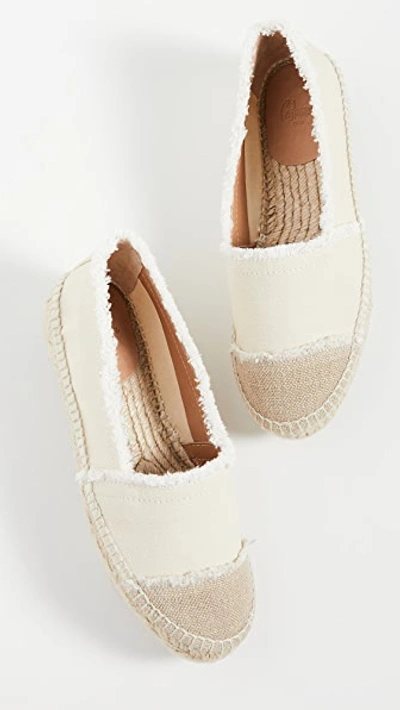 Castaã±er Kampala Espadrille Flat In Ivory