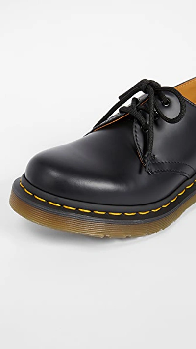 Dr. Martens' 1461 Virginia Lace-up Loafers In Black