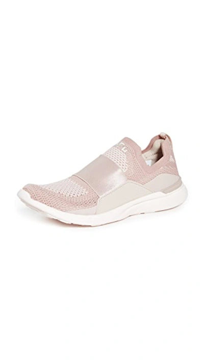 Apl Athletic Propulsion Labs Techloom Bliss Sneakers In Rose Dust
