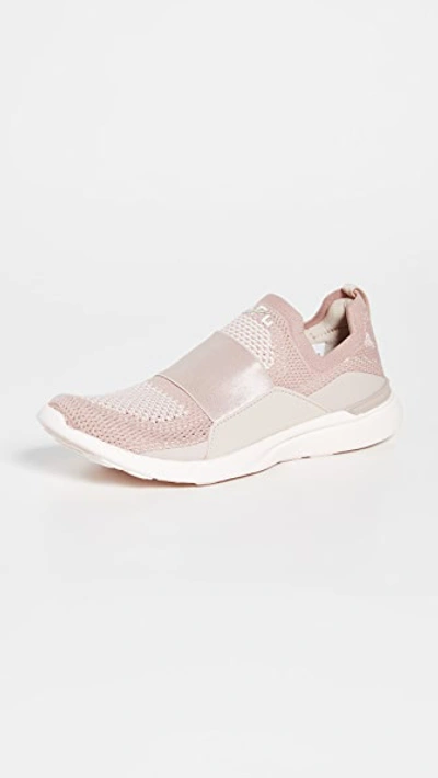 Shop Apl Athletic Propulsion Labs Techloom Bliss Sneakers Rose Dust