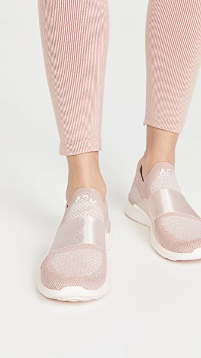 Apl Athletic Propulsion Labs Techloom Bliss Sneakers In Rose Dust