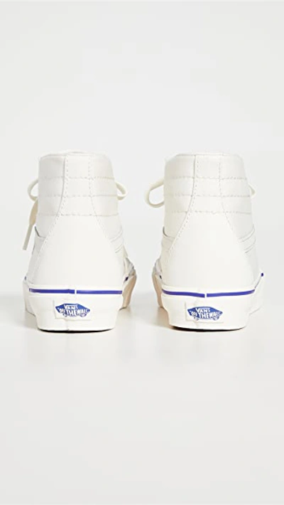 Shop Vans Retro Cali Sk8-hi Tapered Sneakers In Marshmallow/spectrum Blue