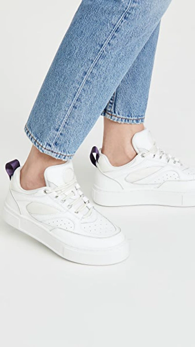 Shop Eytys Sidney Sneakers In White