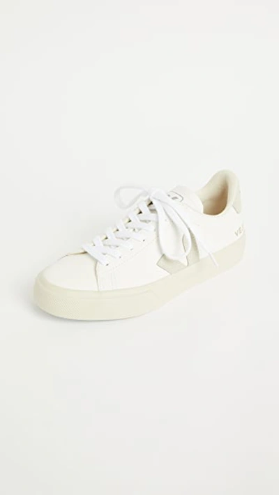 Shop Veja Campo Sneakers Extra White/natural Suede