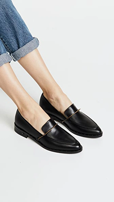 Shop Freda Salvador The Light Loafers Black