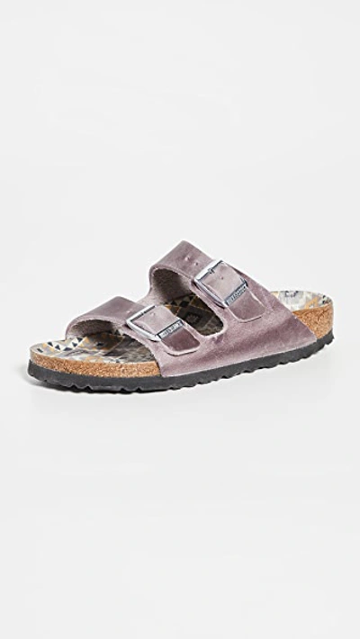 Shop Birkenstock Arizona Sandals In Lavendar Blush