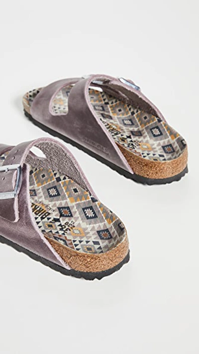 Shop Birkenstock Arizona Sandals In Lavendar Blush