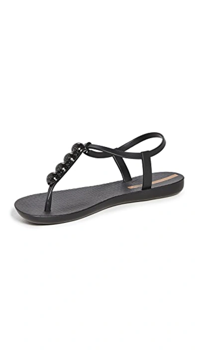 Shop Ipanema Pearl Ii T Strap Sandals In Black