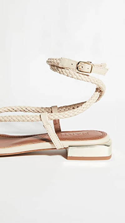 Shop Souliers Martinez 25mm Amanecer Sandals In Trigo