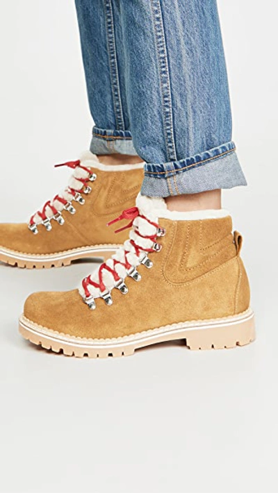Montelliana Camelia Shearling Lining Boots In Segale