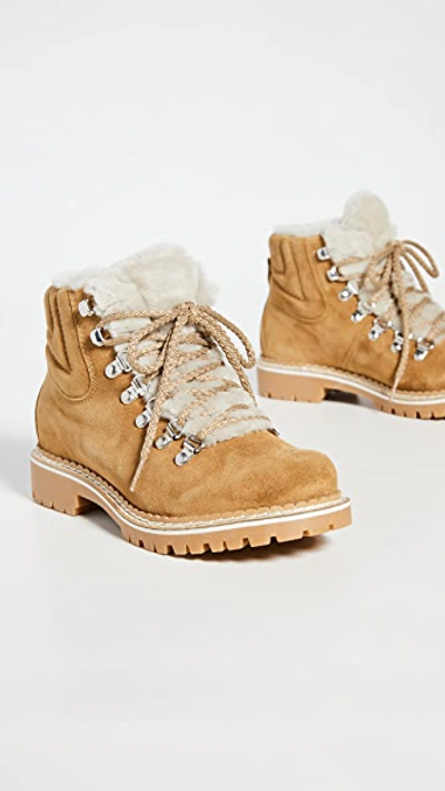 Montelliana Camelia Shearling Lining Boots In Segale