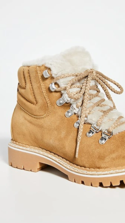 Montelliana Camelia Shearling Lining Boots In Segale
