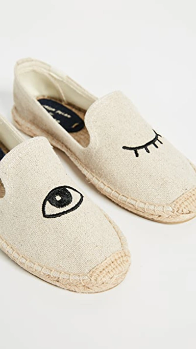 Shop Soludos X Jason Polan Wink Espadrilles In Sand