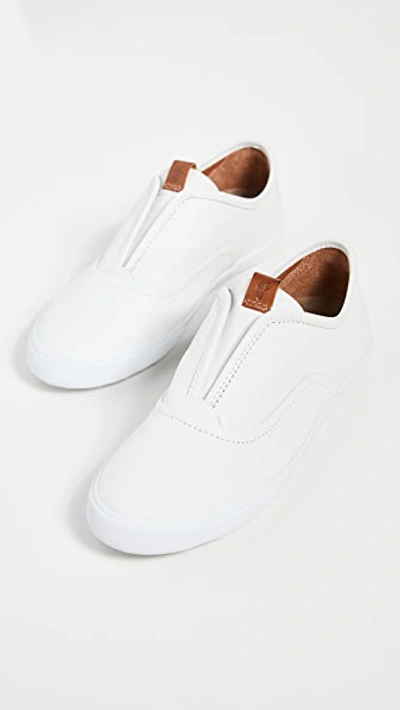 Shop Frye Maya Cvo Slip On Sneakers In White
