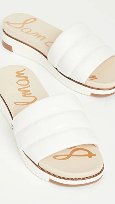 Shop Sam Edelman Annalisa Slides In White