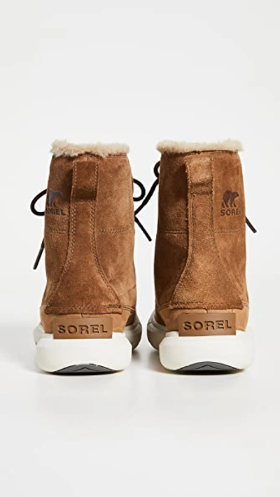 Shop Sorel Explorer Ii Joan Boots Velvet Tan/fawn
