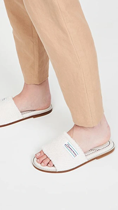 Shop Zimmermann Chubby Terry Towel Slides In Natural