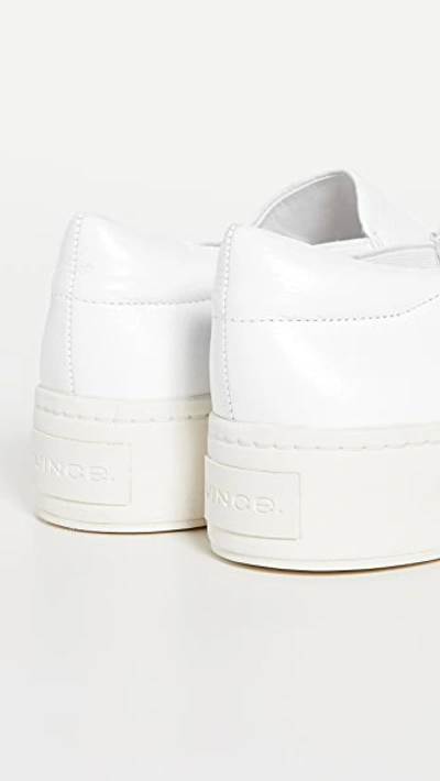 Shop Vince Warren Platform Sneakers In Plaster