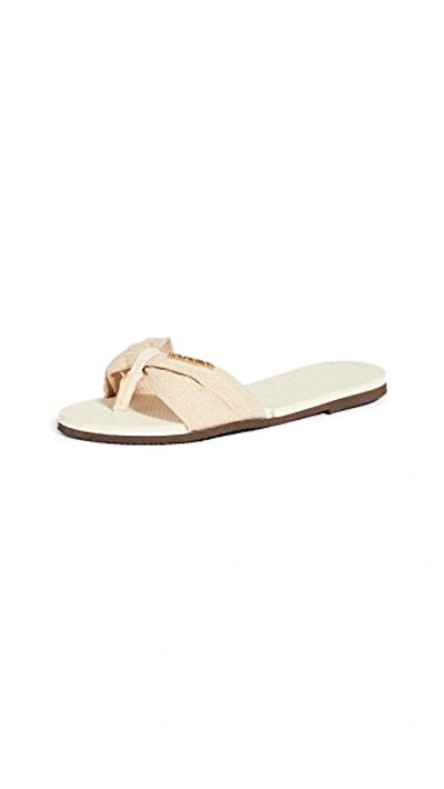 Shop Havaianas You St. Tropez Shine Flip Flops Beige