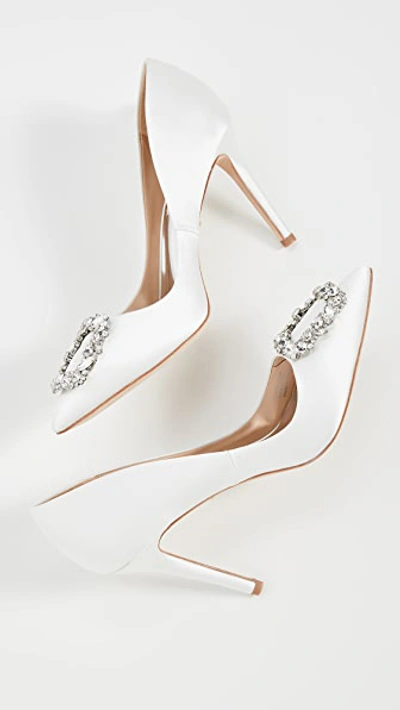 Shop Badgley Mischka Cher Pumps White