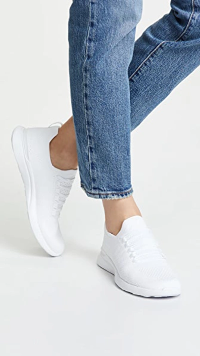 Apl Athletic Propulsion Labs Techloom Breeze Sneakers In White