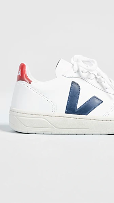 Shop Veja V-10 Sneakers White/nautico/pekin