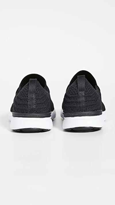 Apl Athletic Propulsion Labs Techloom Wave Two-way Running Sneakers In Black/white