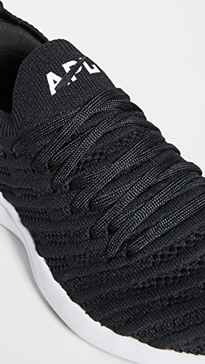 Apl Athletic Propulsion Labs Techloom Wave Two-way Running Sneakers In Black/white
