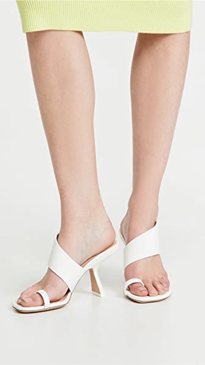 Shop Nicholas Kirkwood 90mm Brasilia Mules In White