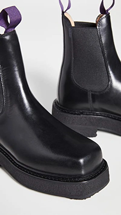 Shop Eytys Ortega Leather Boots In Black