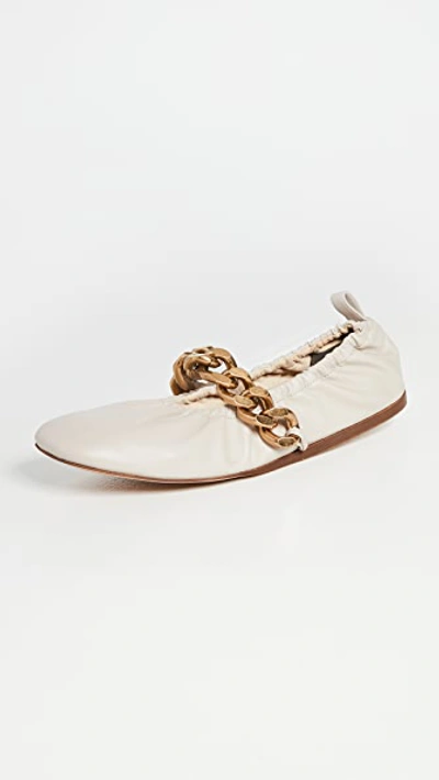 Stella Mccartney Falabella Chain Ballerina Flats