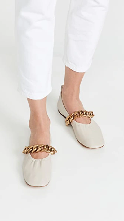 Stella Mccartney Falabella Chain Ballerina Flats